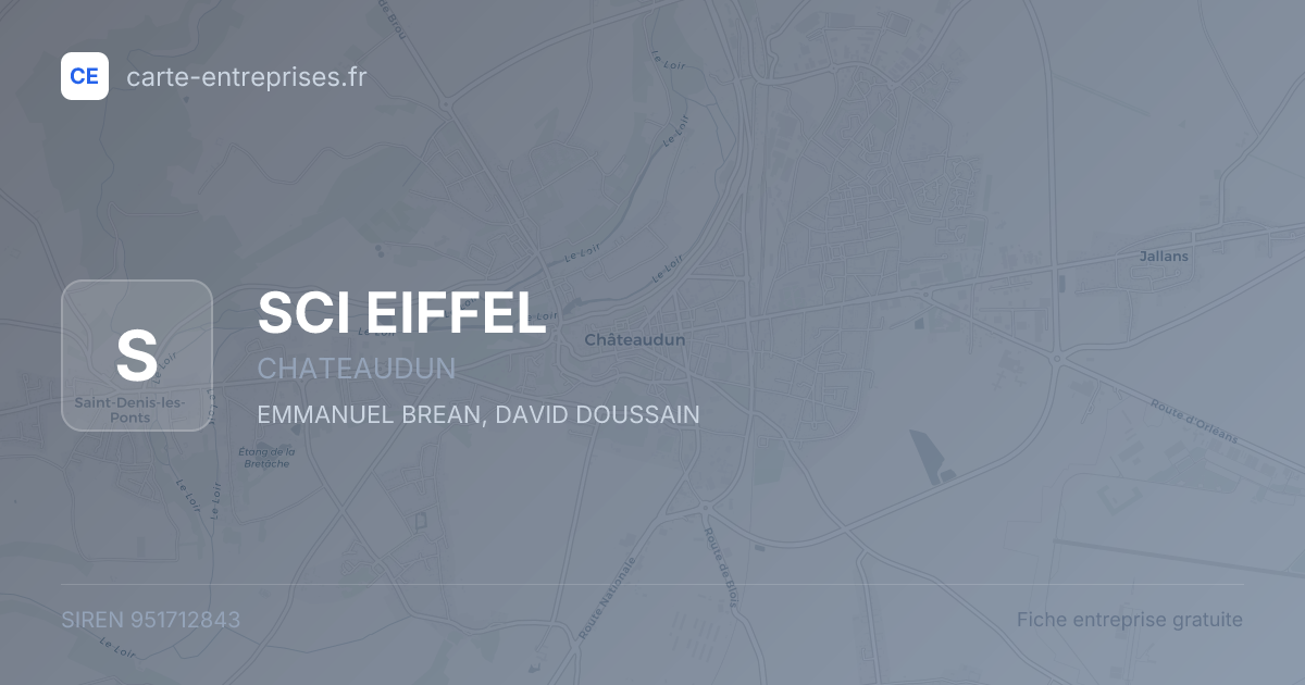 SCI EIFFEL — 951712843 — fiche entreprise