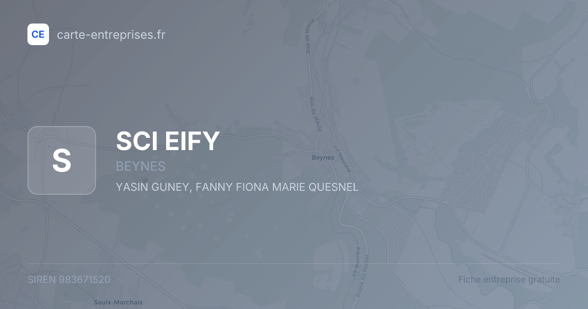 SCI EIFY — 983671520 — fiche entreprise
