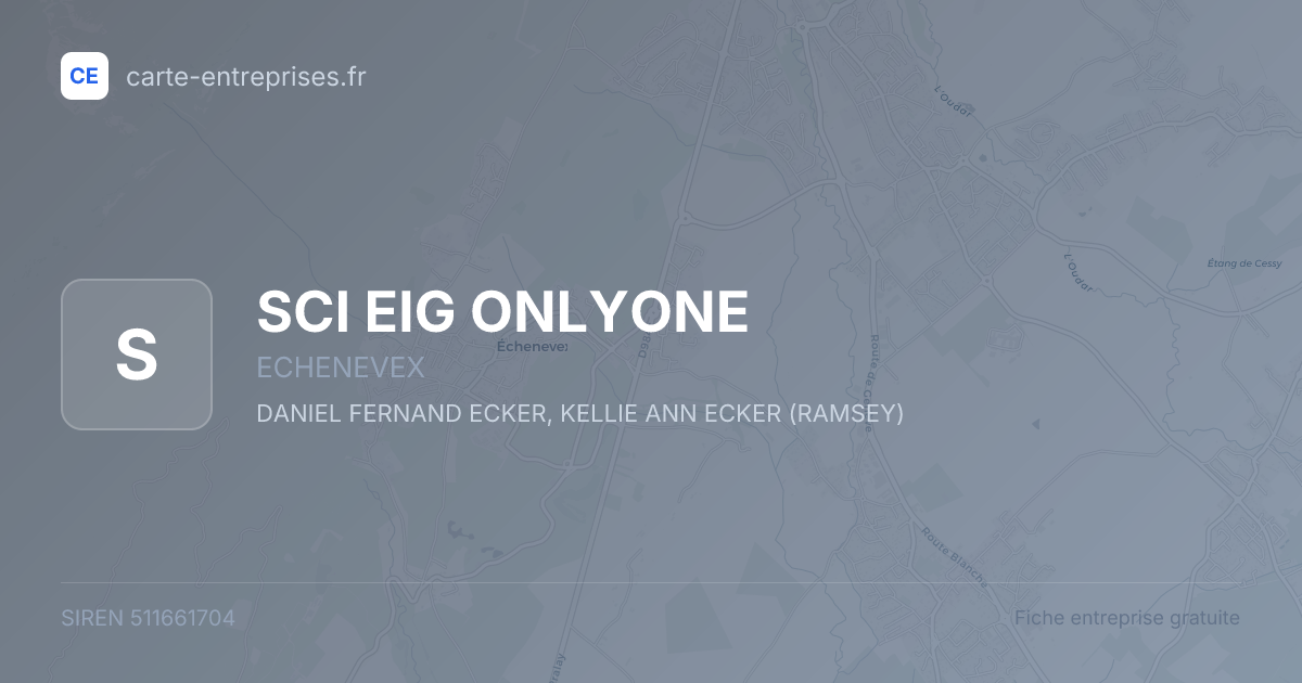 SCI EIG ONLYONE — 511661704 — fiche entreprise