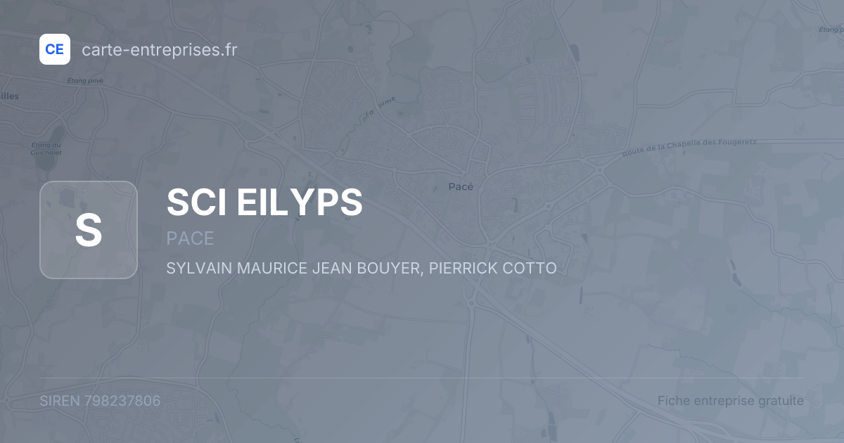 SCI EILYPS — 798237806 — fiche entreprise