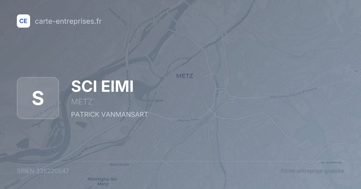 SCI EIMI — 335220547 — fiche entreprise