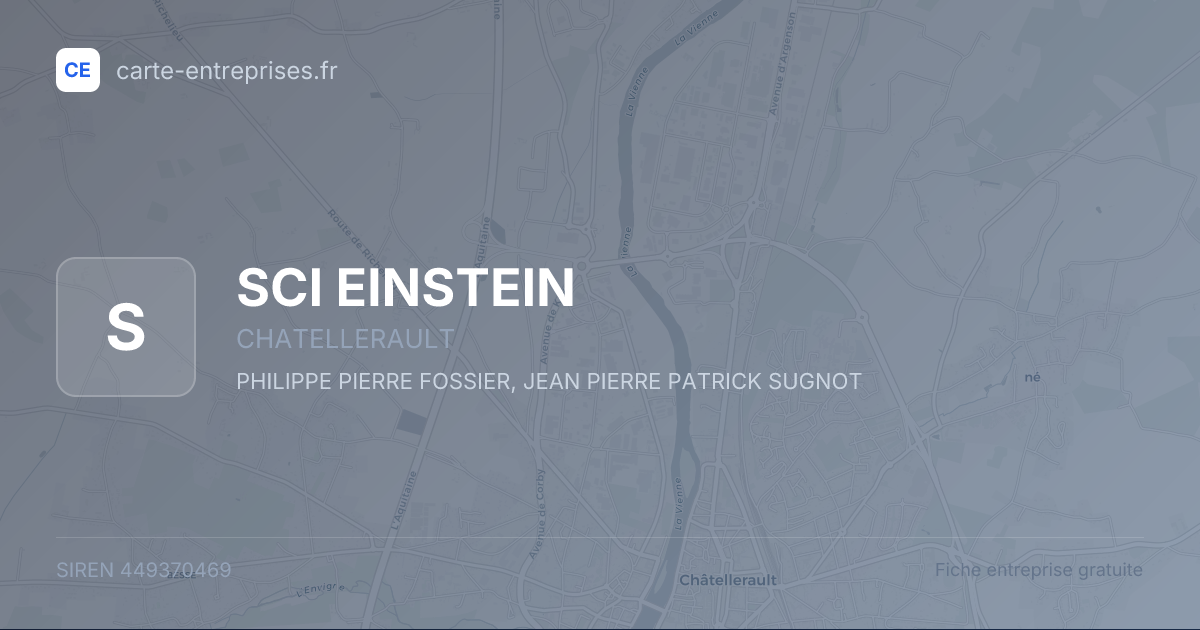 SCI EINSTEIN — 449370469 — fiche entreprise