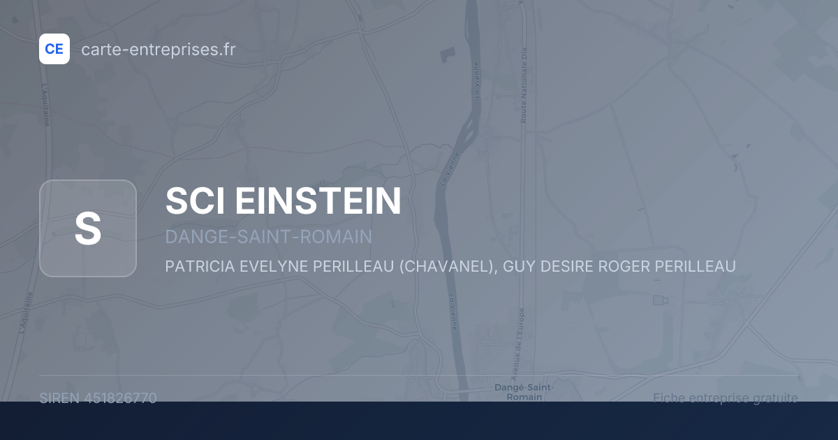 SCI EINSTEIN — 451826770 — fiche entreprise