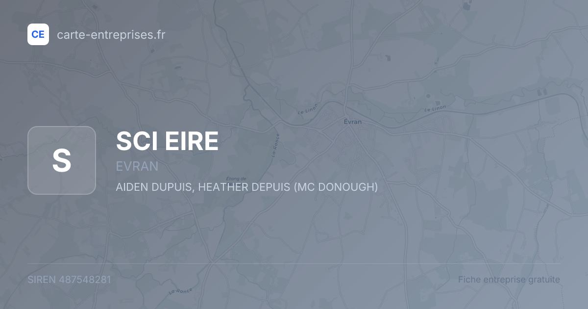 SCI EIRE — 487548281 — fiche entreprise