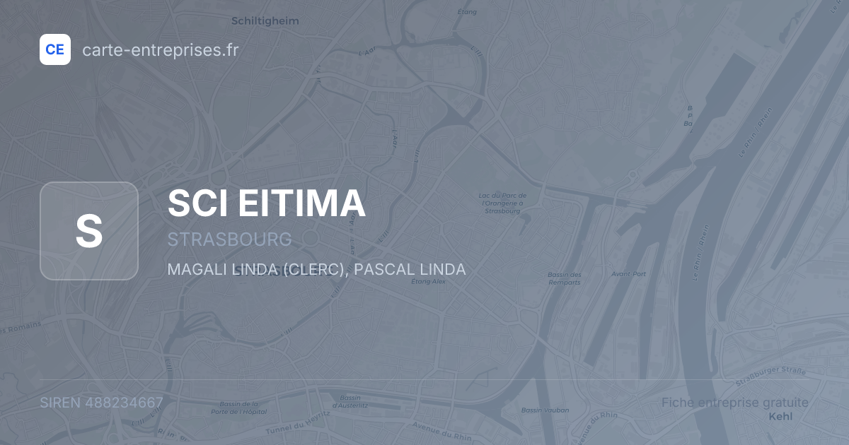 SCI EITIMA — 488234667 — fiche entreprise