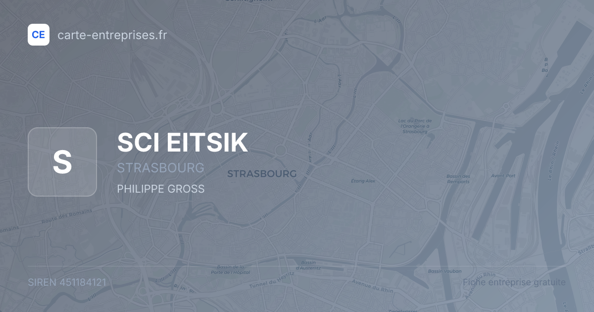 SCI EITSIK — 451184121 — fiche entreprise