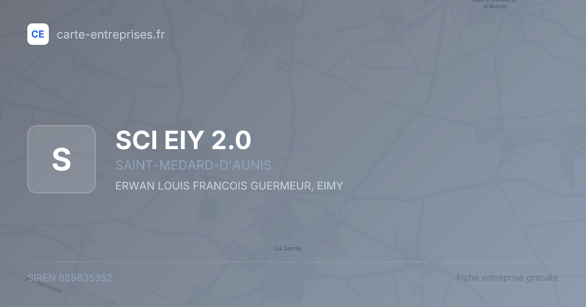 SCI EIY 2.0 — 888835352 — fiche entreprise