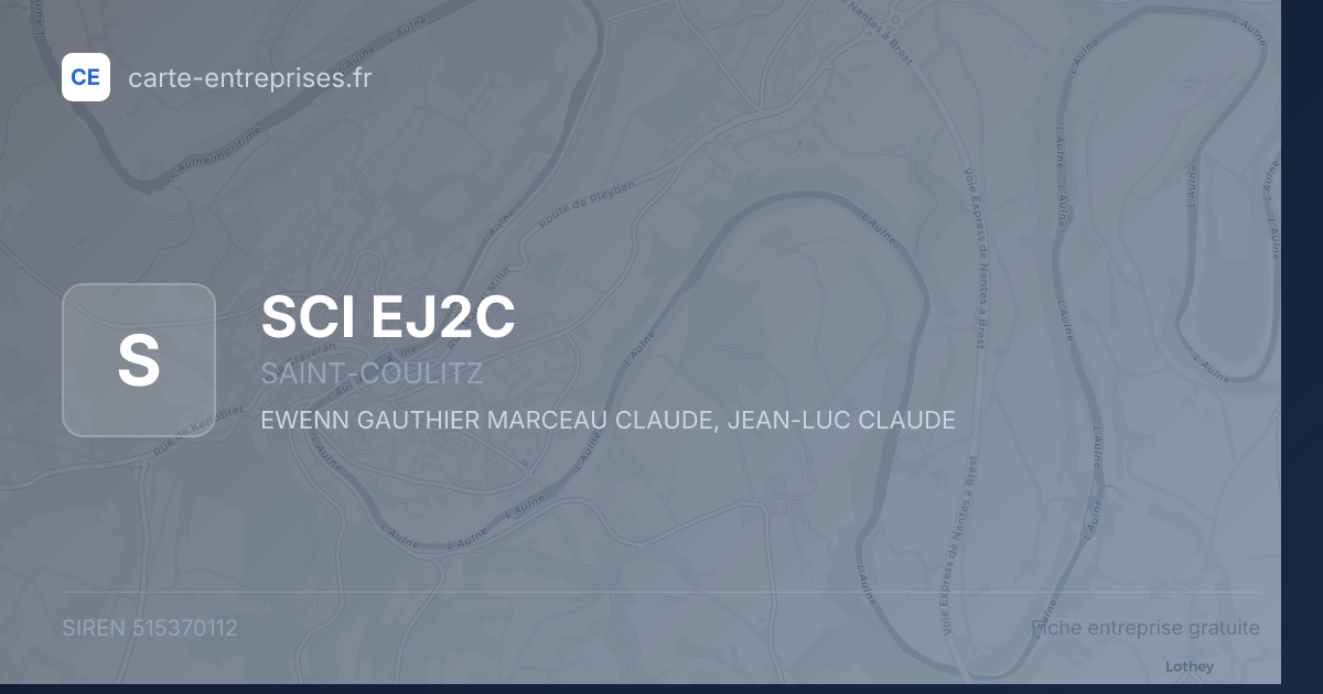 SCI EJ2C — 515370112 — fiche entreprise