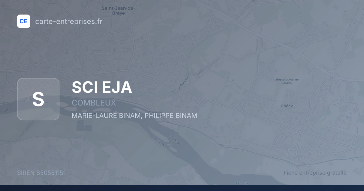 SCI EJA — 850551151 — fiche entreprise