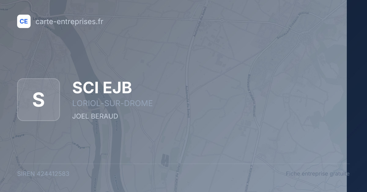 SCI EJB — 424412583 — fiche entreprise