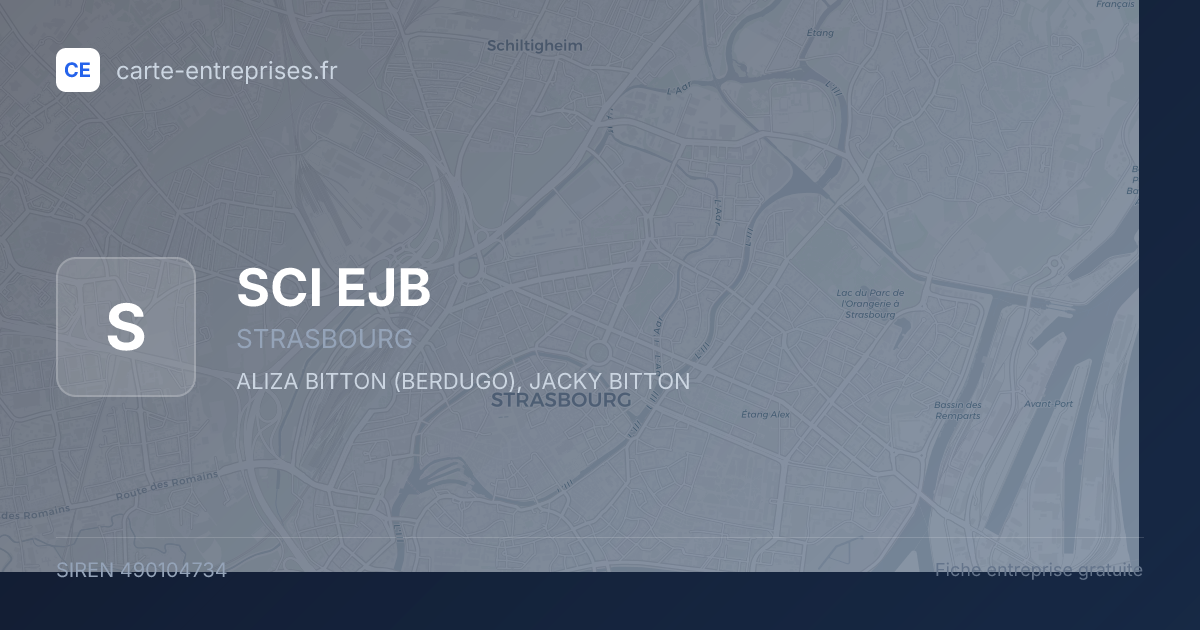 SCI EJB — 490104734 — fiche entreprise