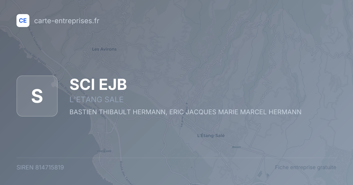 SCI EJB — 814715819 — fiche entreprise