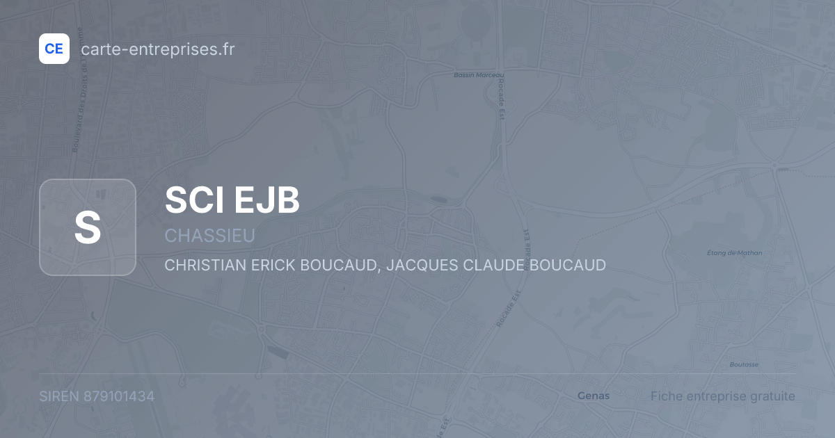 SCI EJB — 879101434 — fiche entreprise