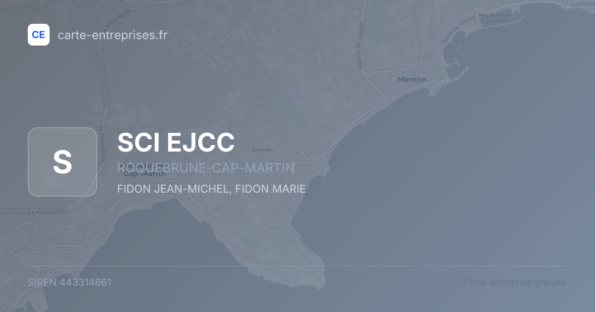 SCI EJCC — 443314661 — fiche entreprise