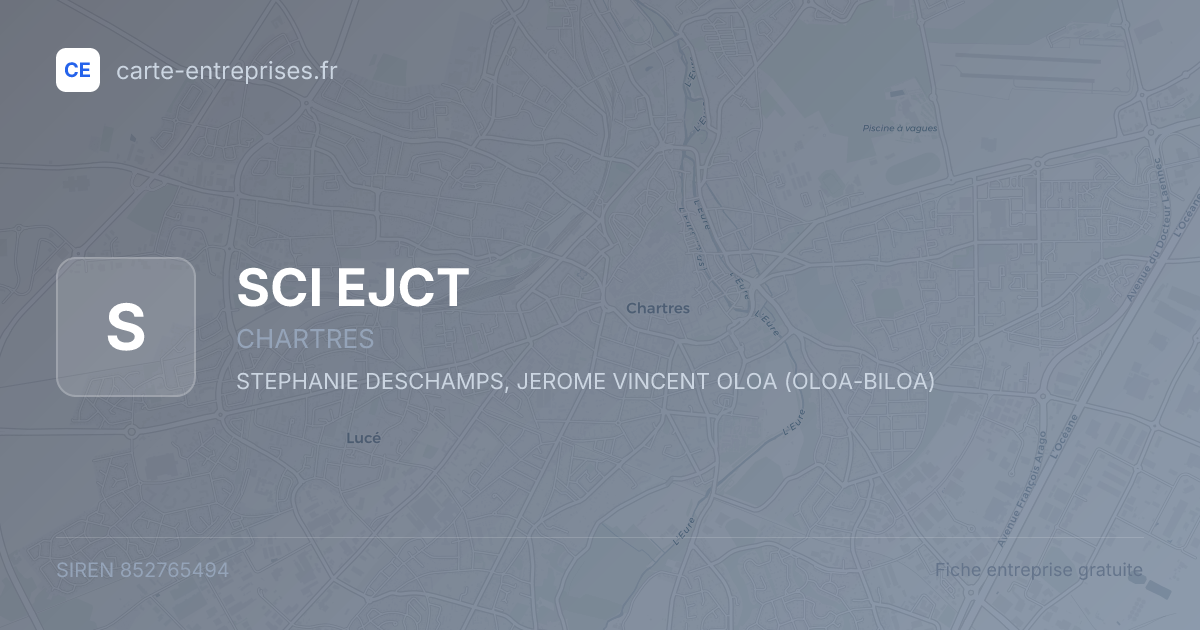 SCI EJCT — 852765494 — fiche entreprise