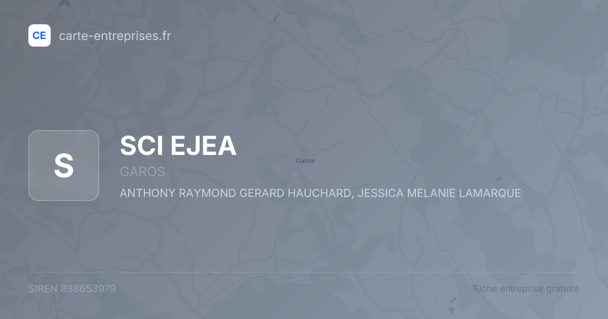 SCI EJEA — 888653979 — fiche entreprise