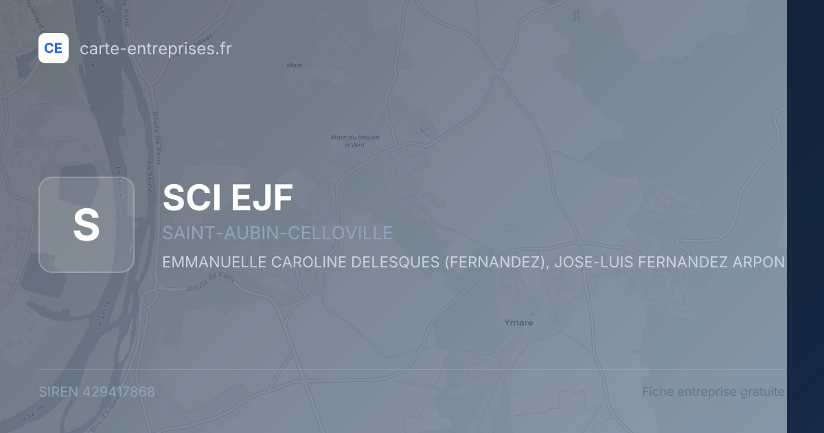 SCI EJF — 429417868 — fiche entreprise