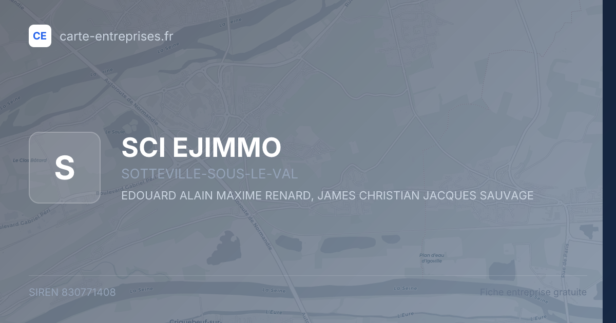 SCI EJIMMO — 830771408 — fiche entreprise