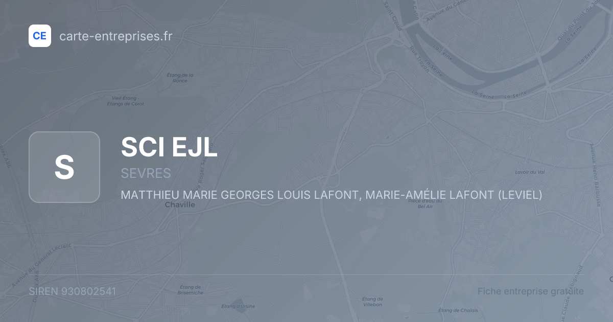 SCI EJL — 930802541 — fiche entreprise