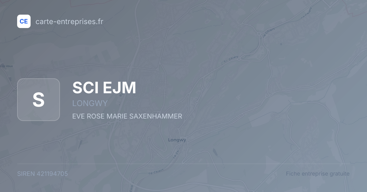 SCI EJM — 421194705 — fiche entreprise