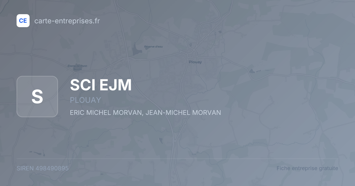 SCI EJM — 498490895 — fiche entreprise