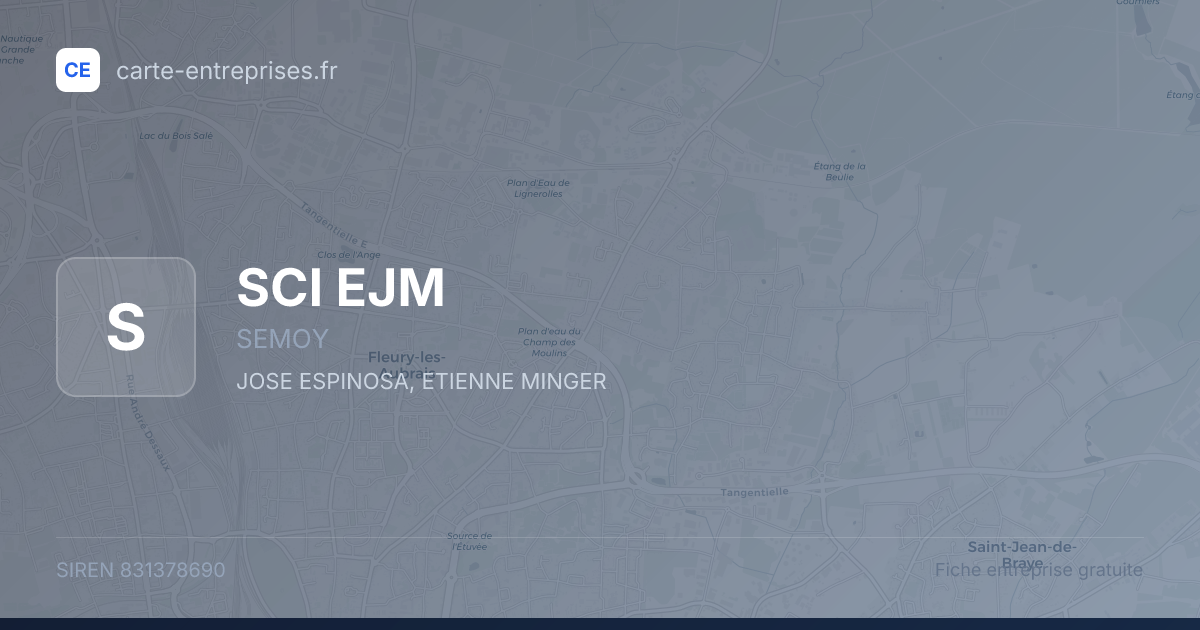 SCI EJM — 831378690 — fiche entreprise