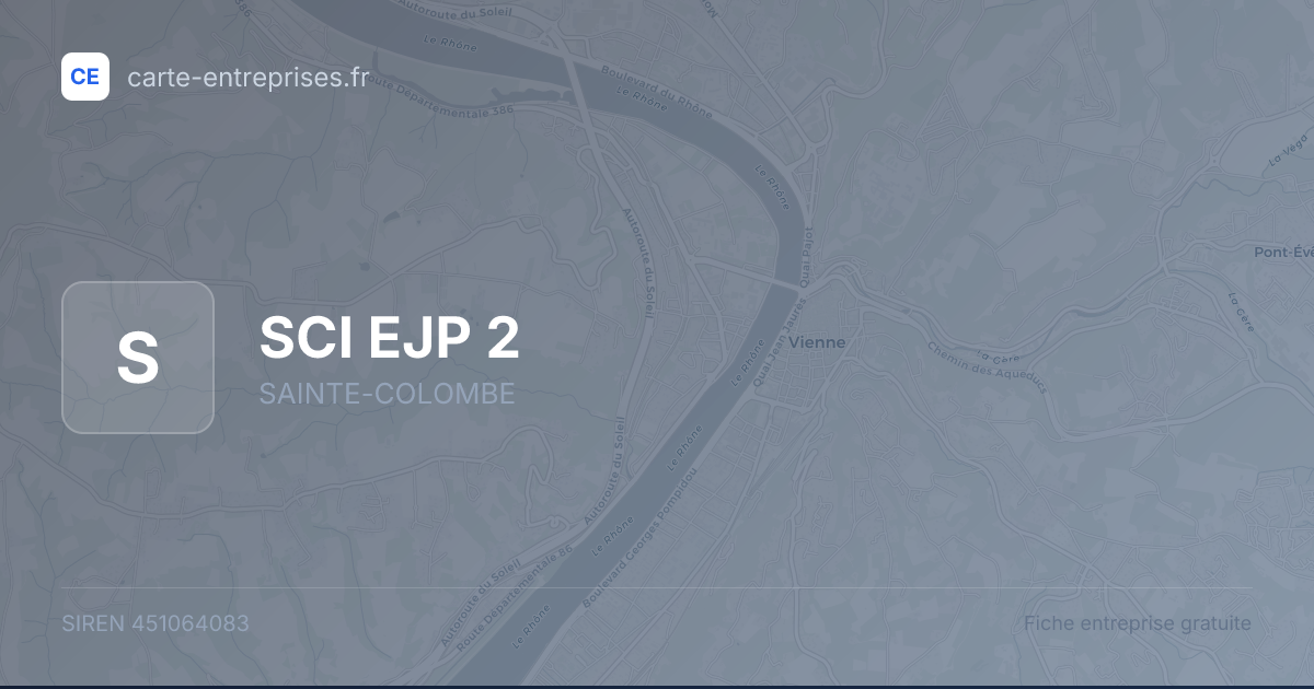 SCI EJP 2 — 451064083 — fiche entreprise