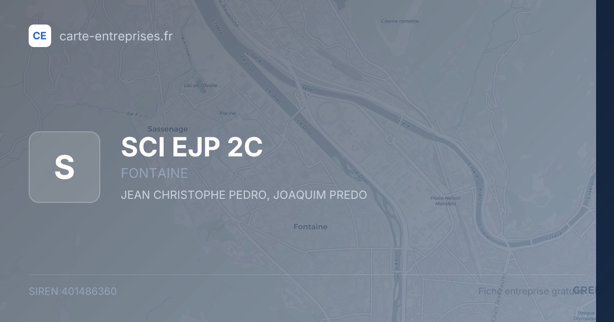 SCI EJP 2C — 401486360 — fiche entreprise