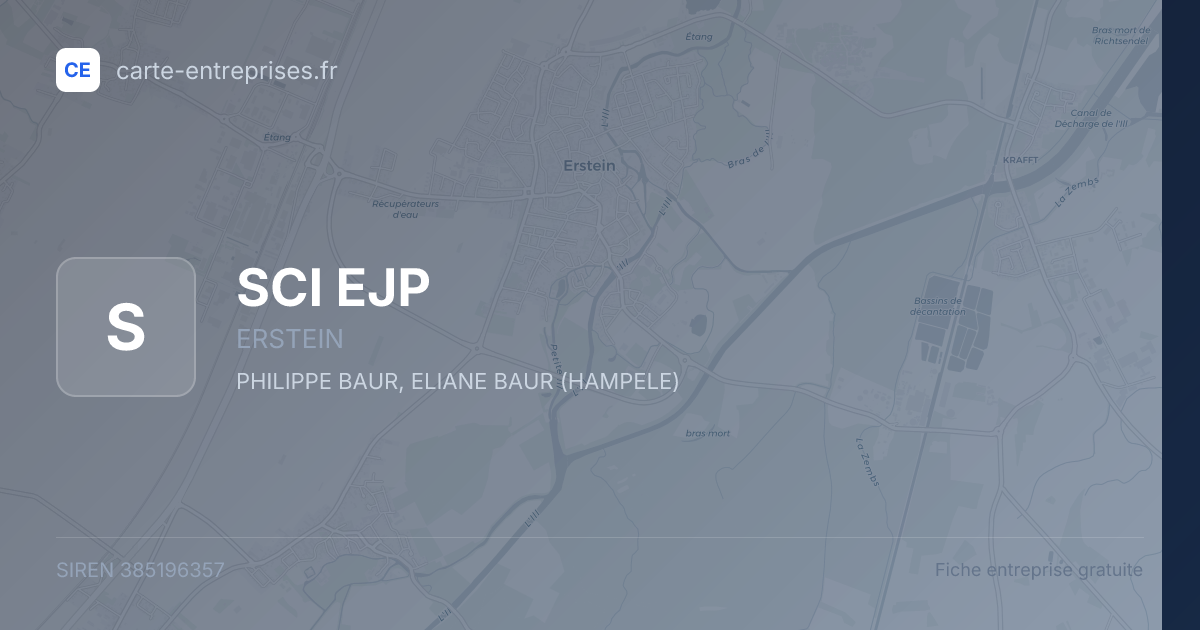 SCI EJP — 385196357 — fiche entreprise