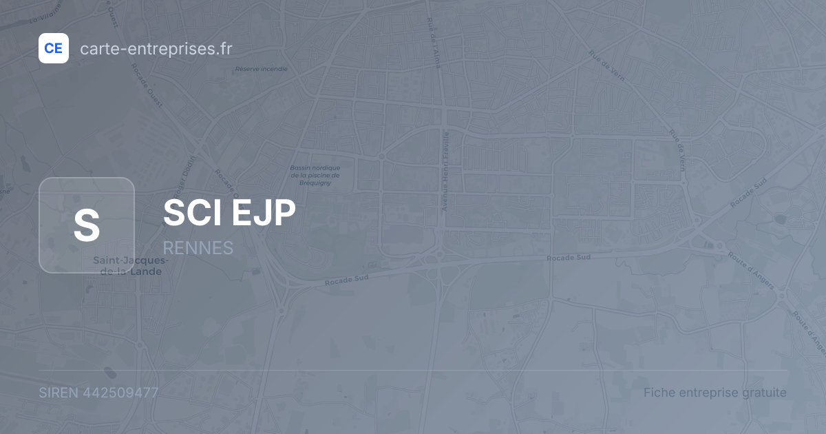 SCI EJP — 442509477 — fiche entreprise