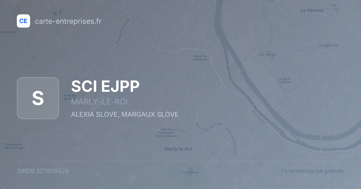 SCI EJPP — 327805628 — fiche entreprise