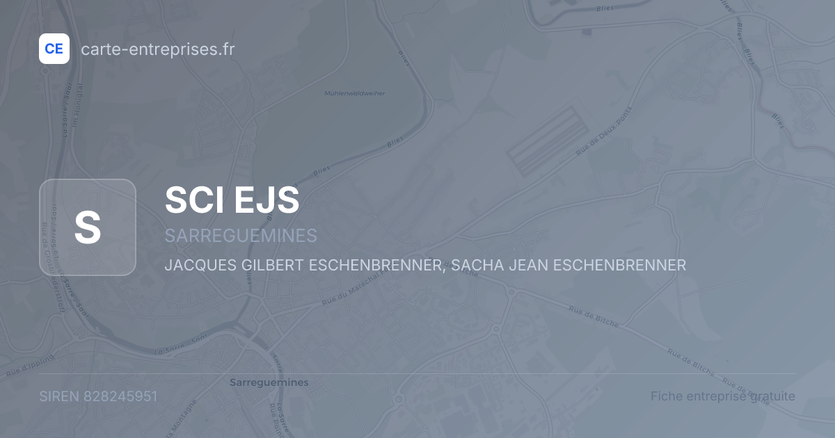 SCI EJS — 828245951 — fiche entreprise