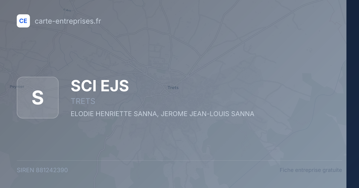 SCI EJS — 881242390 — fiche entreprise