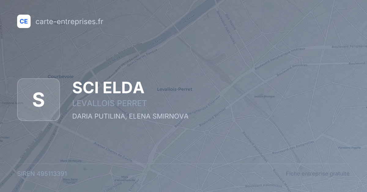 SCI ELDA — 495113391 — fiche entreprise