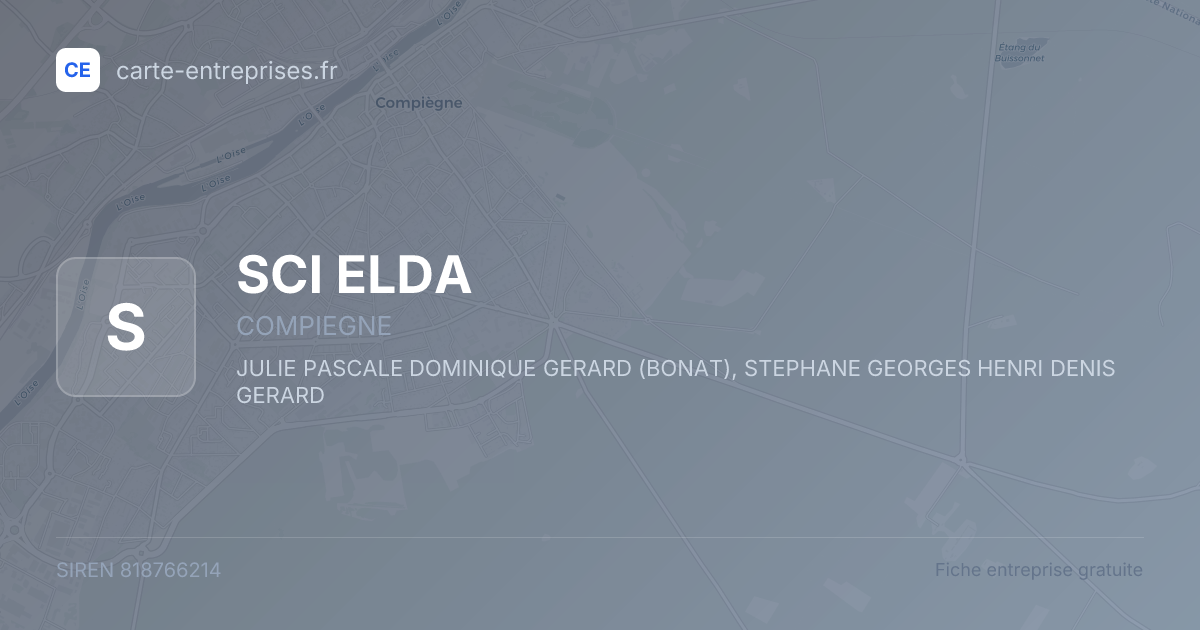 SCI ELDA — 818766214 — fiche entreprise