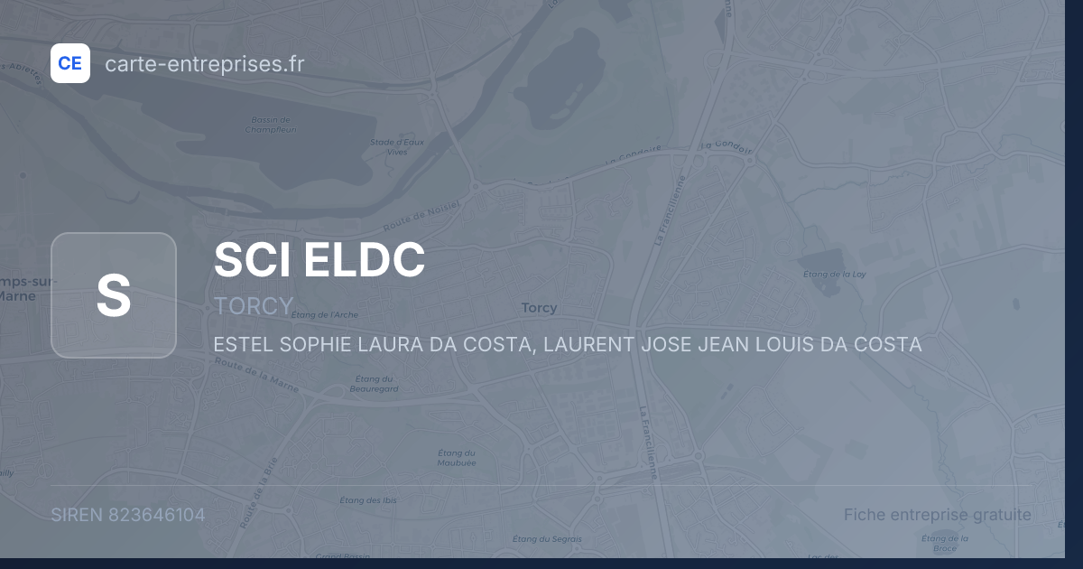 SCI ELDC — 823646104 — fiche entreprise