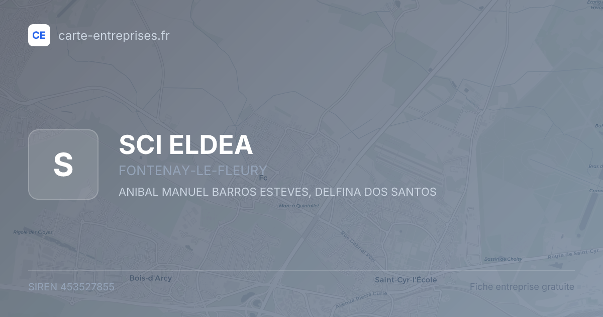 SCI ELDEA — 453527855 — fiche entreprise