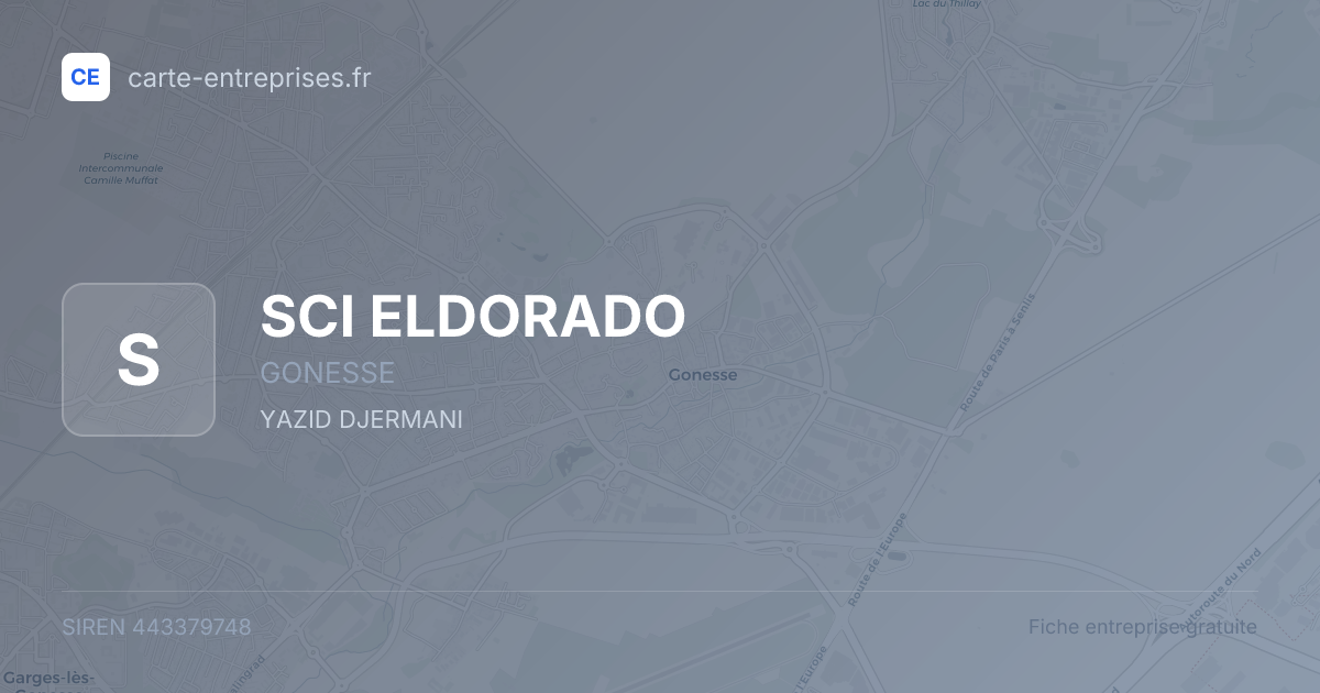 SCI  ELDORADO — 443379748 — fiche entreprise