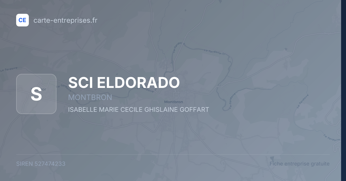 SCI ELDORADO — 527474233 — fiche entreprise
