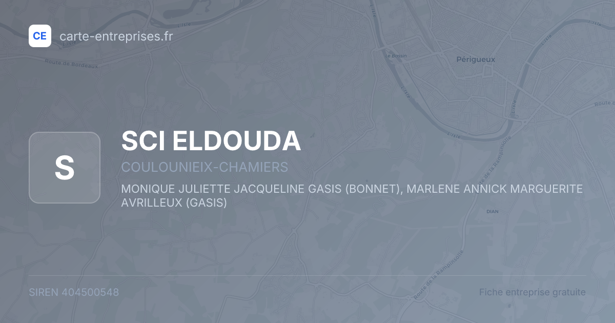 SCI ELDOUDA — 404500548 — fiche entreprise