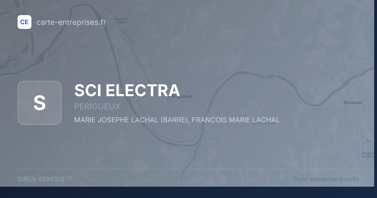 SCI ELECTRA — 488407677 — fiche entreprise