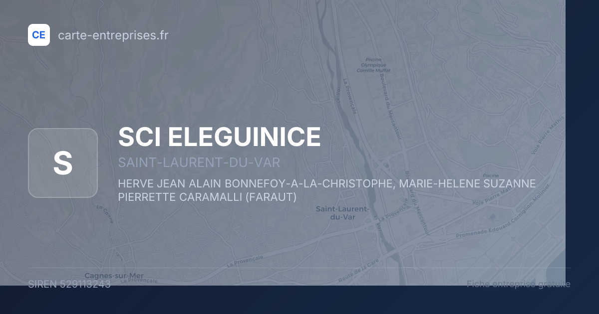 SCI ELEGUINICE — 529113243 — fiche entreprise