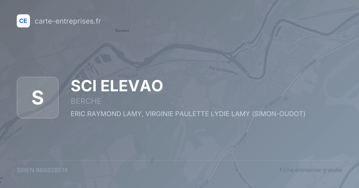 SCI ELEVAO — 888828514 — fiche entreprise