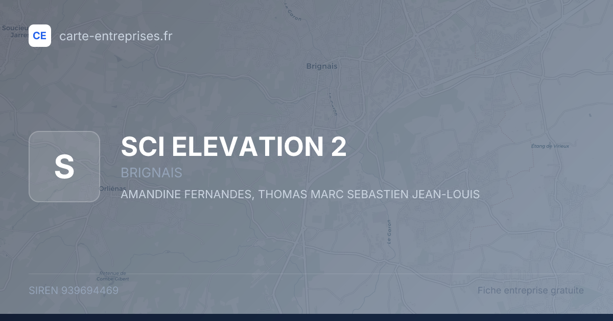 SCI ELEVATION 2 — 939694469 — fiche entreprise