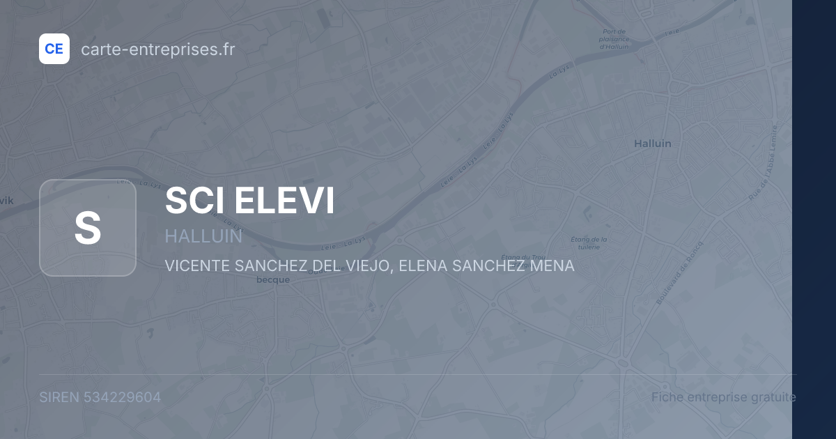 SCI ELEVI — 534229604 — fiche entreprise