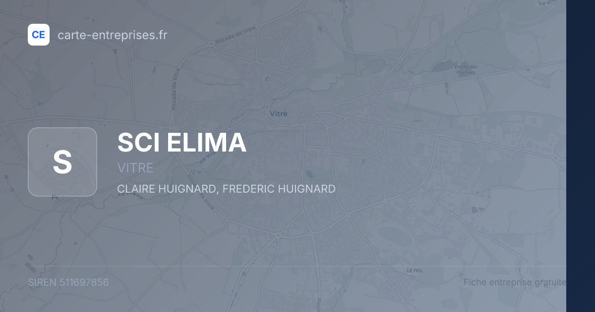 SCI ELIMA — 511697856 — fiche entreprise