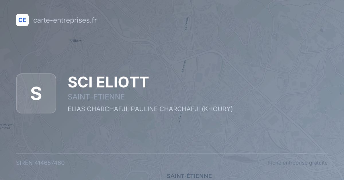 SCI ELIOTT — 414657460 — fiche entreprise