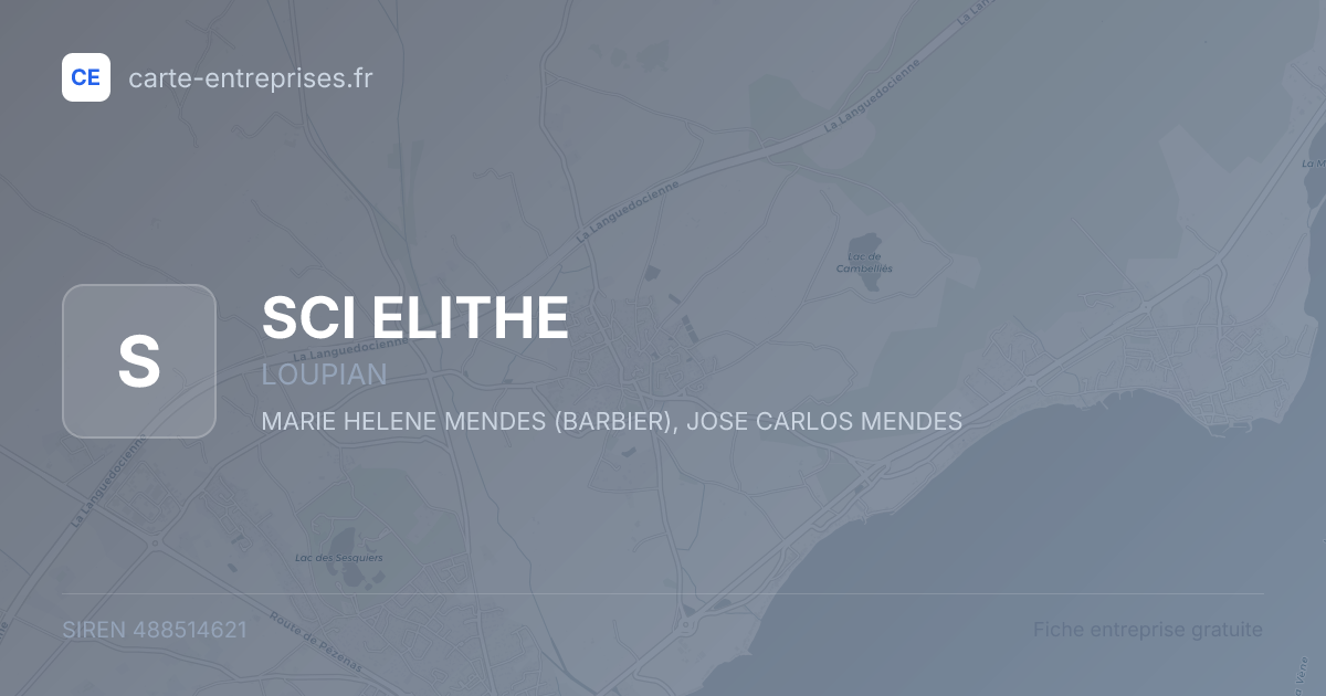 SCI ELITHE — 488514621 — fiche entreprise