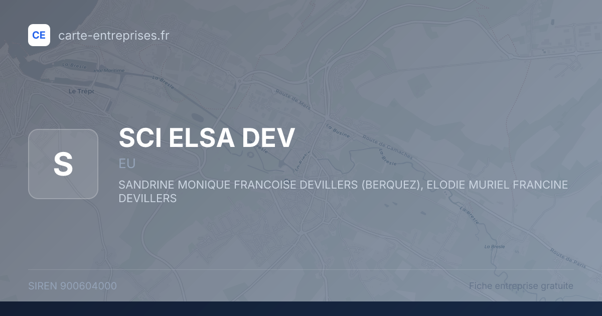 SCI ELSA DEV — 900604000 — fiche entreprise