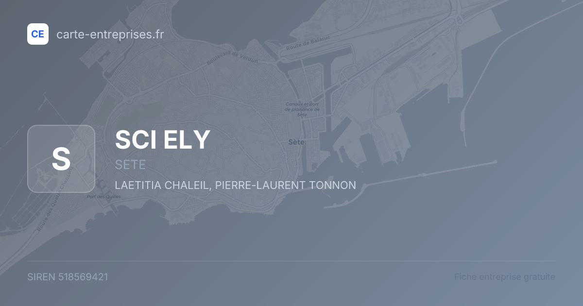 SCI ELY — 518569421 — fiche entreprise